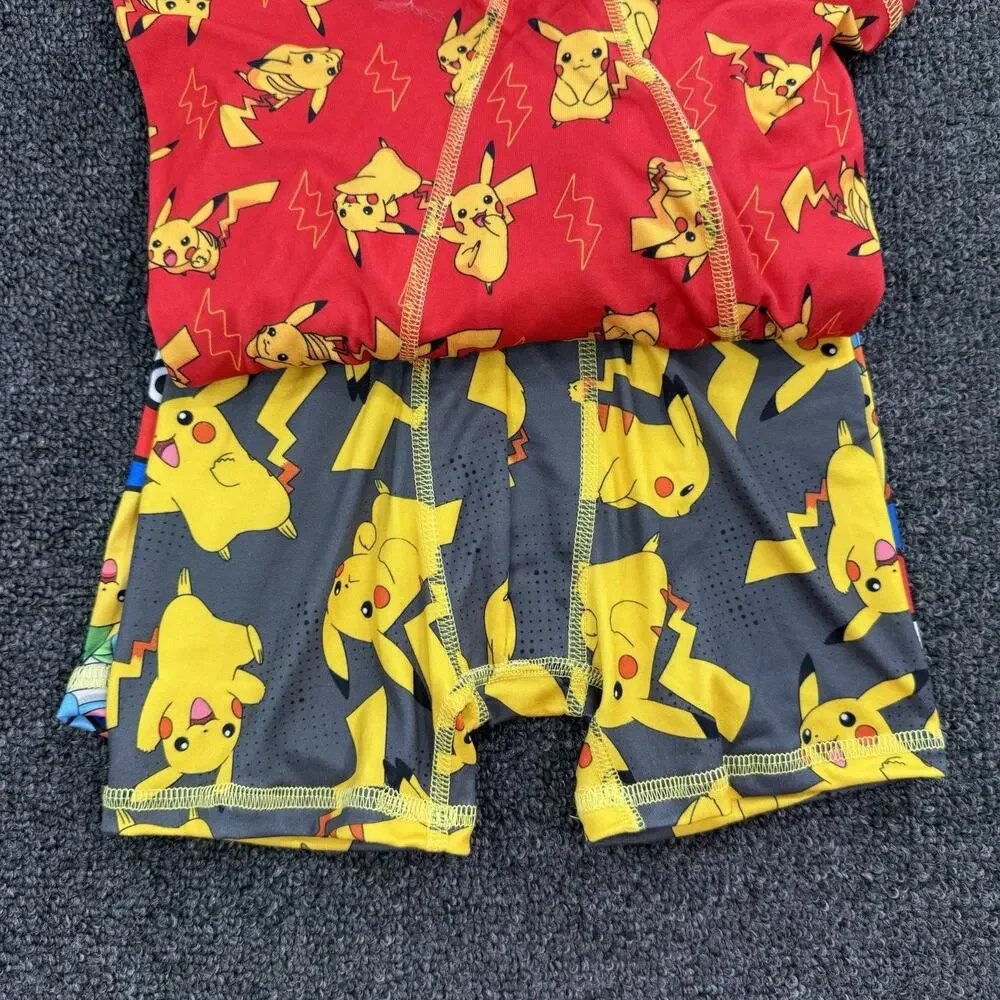 Bioworld Pokémon Boys 4pk Athletic Boxer Briefs Underwear Size XS(4/5)